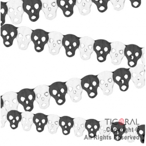 GUIRNALDA CALAVERA HALLOWEEN X 1